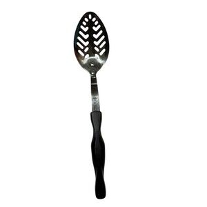 CUTCO #17 KL Slotted  Spoon 12” Length Brown Orange Swirl Handle